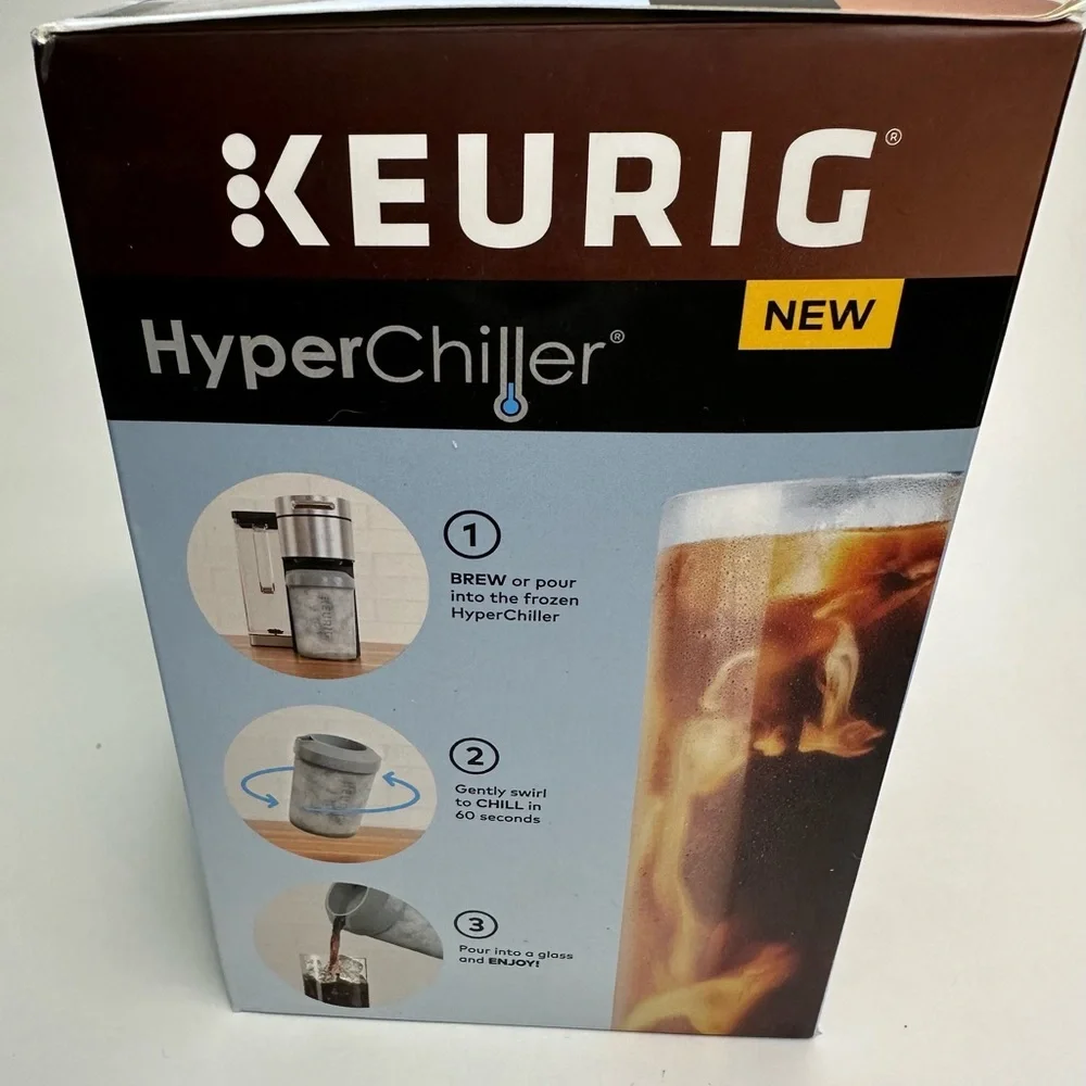 Keurig Hyperchiller‎ Beverage Cooler Makes Iced Coffee Instantly NIB